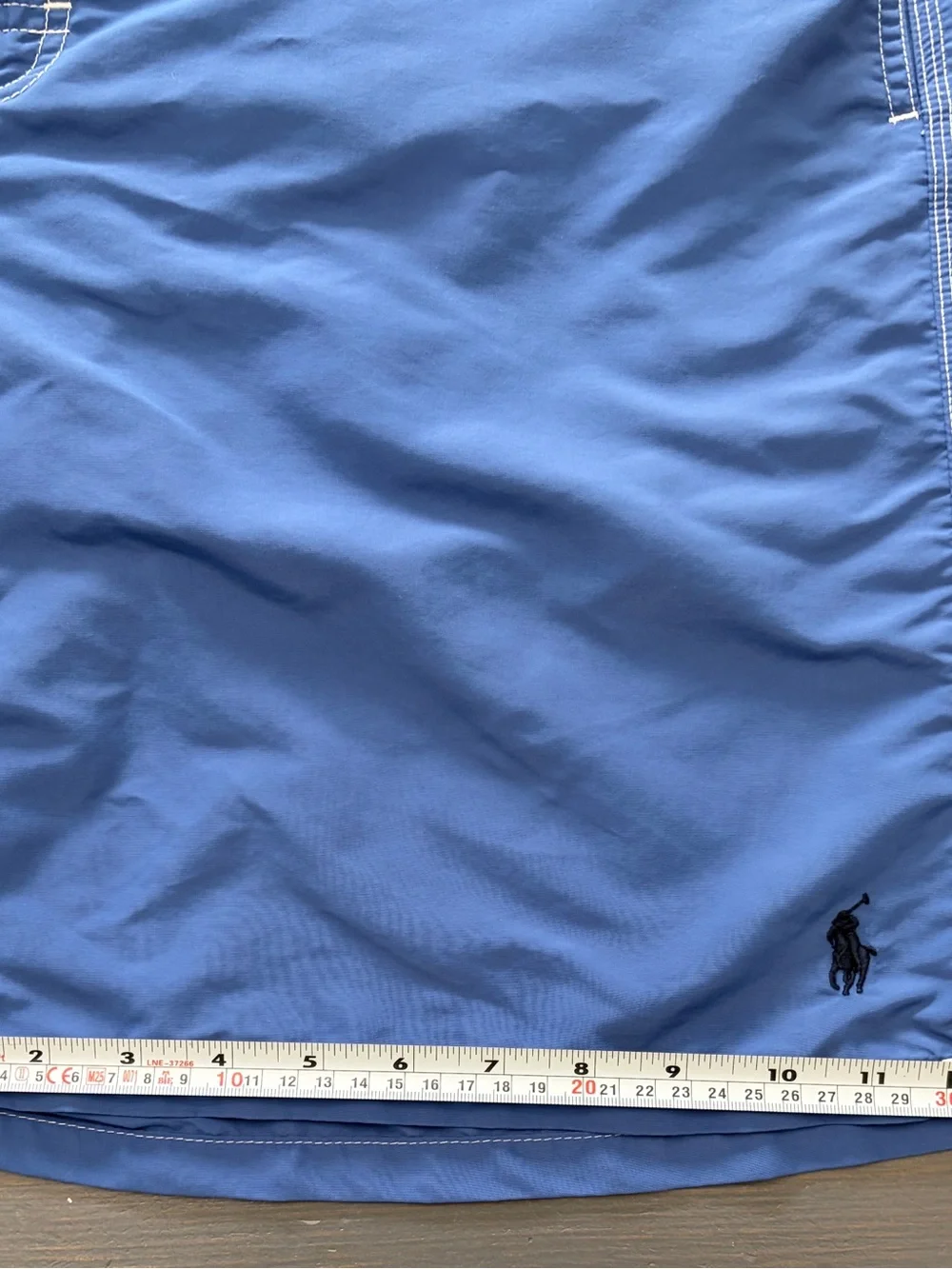 Polo by Ralph Lauren Navy Swim Trunks with Yellow Logo